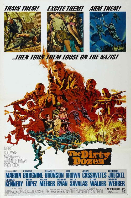 12 Kahraman Haydut – The Dirty Dozen 1967 Türkçe Altyazılı izle